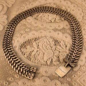 Gorgeous sterling silver choker necklace